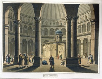 The Holy Sepulchre, wyd. William Watts, 1806 autorstwa Luigi Mayer