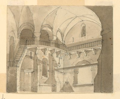 Scenografia, Wnętrze Więzienia autorstwa Luigi Ricci