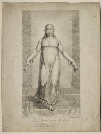 Chrystus zstępujący do grobu. autorstwa Luigi Schiavonetti