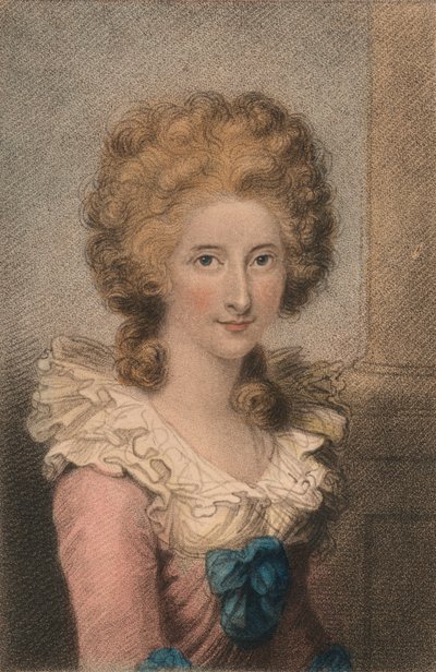 Szanowna Pani Damer, 1794. autorstwa Luigi Schiavonetti