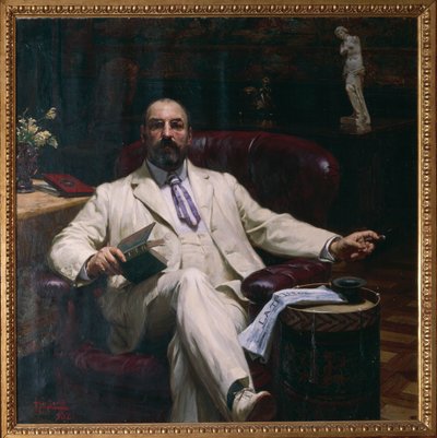 Portret Evana Mackenzie autorstwa Luigi de Servi