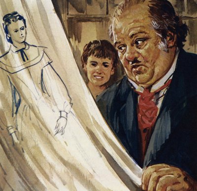 Renoir rozwinął zadziwiającą zdolność do rysowania (kolorowa litografia) autorstwa Luis Arcas Brauner