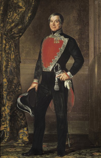 Portret Don Francisco Ignacio de Montserrat. 1842 - 1850 (olej na płótnie) autorstwa Luis Lopez Piquer