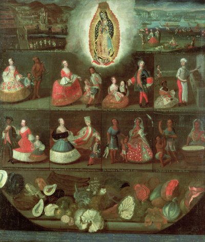 Dziewica z Guadalupe, Meksyku autorstwa Luis de Mena