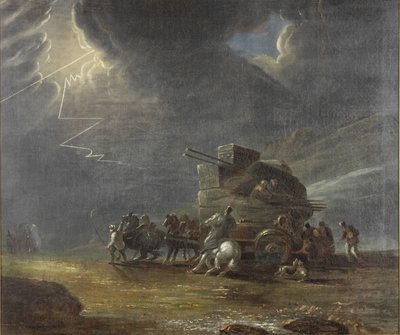 Wagon bagażowy autorstwa Luke Clennell