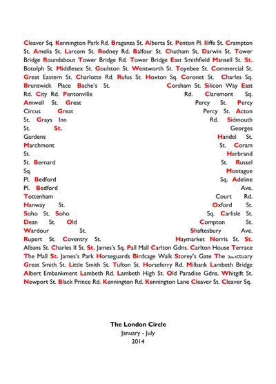 London Circle autorstwa Luke M Walker