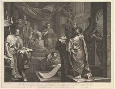 Paweł przed Feliksem, 5 lutego 1752 r. autorstwa Luke Sullivan