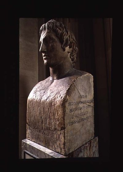 Aleksander Wielki (356-323 pne) (marmur) (patrz także 16524) autorstwa Lysippos (attributed to)