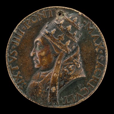 Sykstus IV Francesco della Rovere, 1414-1484, papież 1471 [awers]. autorstwa Lysippus Junior