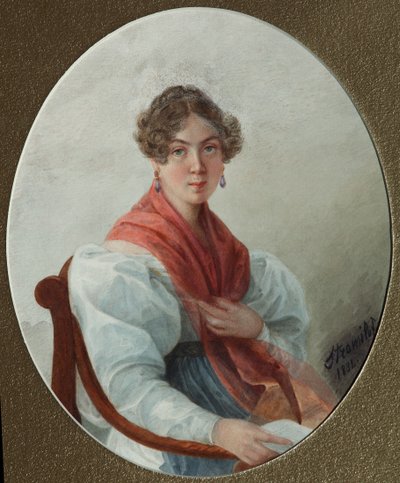Portret N.A. Wasiljewej, 1835 autorstwa Lyubov Stepanovna Borozdna Stromilova