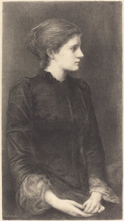 Pani Bonham autorstwa M.G. Fuchs after Sir Edward Coley Burne Jones