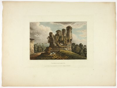 Grobowiec Horatha, płytka szósta z Ruin Rzymu autorstwa M. Dubourg