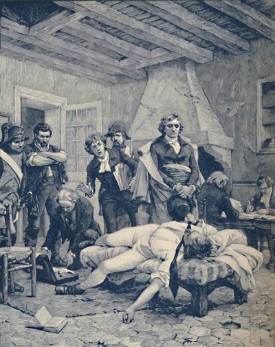 Śmierć Pichegru, 1804, 1896 autorstwa M. Haider