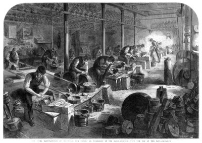 Stalownie Sheffield, Yorkshire, 1866 autorstwa M. Jackson