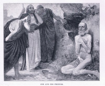 Job i jego przyjaciele, z The Magazine of Art 1893, Cassell and Company autorstwa M. Lavergne