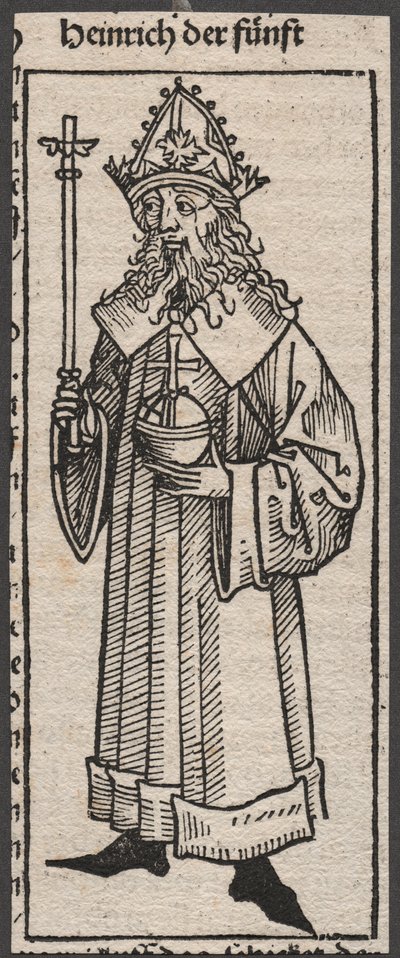 Henryk Piąty autorstwa M. & Pleydenwurff W. (d.1494) Wolgemuth
