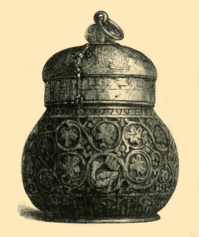 Pudełko z kości słoniowej, 750-850 ne, 1881. autorstwa M Sullivan