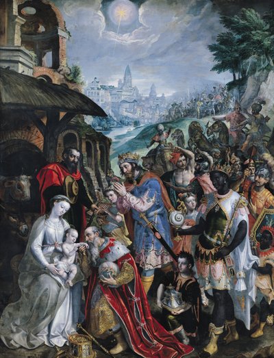 Pokłon Trzech Króli autorstwa Maarten de Vos