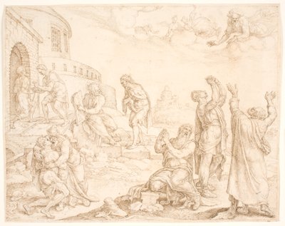 I wybacz nam (og forlad os) autorstwa Maarten van Heemskerck