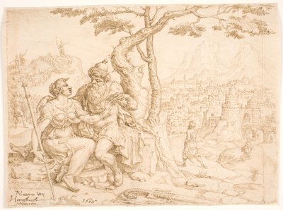 Juda i Tamar autorstwa Maarten van Heemskerck