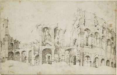 Maarten van Heemskerck - Rzym, Koloseum autorstwa Maarten van Heemskerck