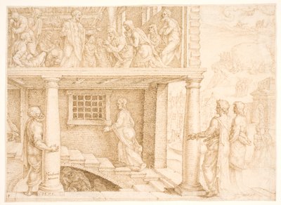 Wezwanie Mateusza autorstwa Maarten van Heemskerck