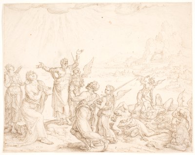 Ale wybaw nas (mężczyźni fri os) autorstwa Maarten van Heemskerck