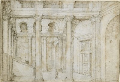 Przedsionek Panteonu autorstwa Maarten van Heemskerck