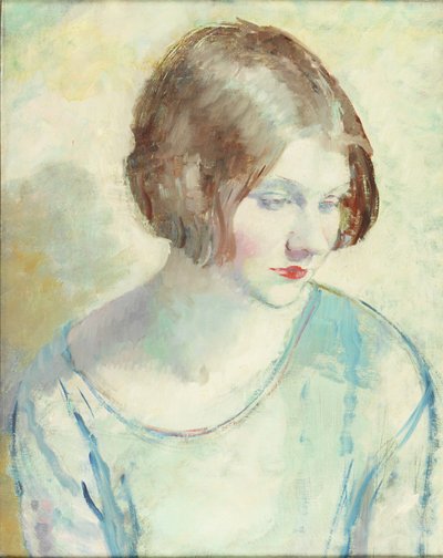 Helen (olej i ołówek na płótnie) autorstwa Mabel Greenberg