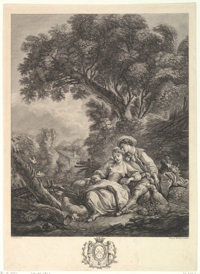 Pensant-ils à ce mouton Czy myślą o owcach, koniec XVIII wieku. autorstwa Madame Jourdan