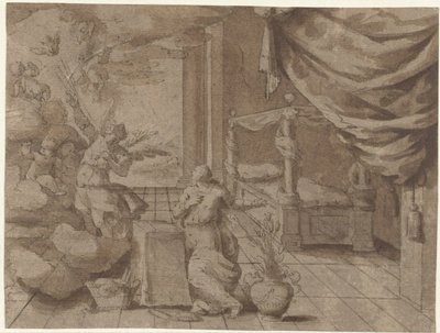 Zwiastowanie autorstwa Maerten de Vos