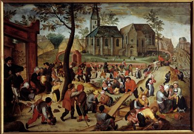 Gry dla dzieci Malarstwo autorstwa Martina Van Cleve (1527-1581) autorstwa Maerten van Cleve