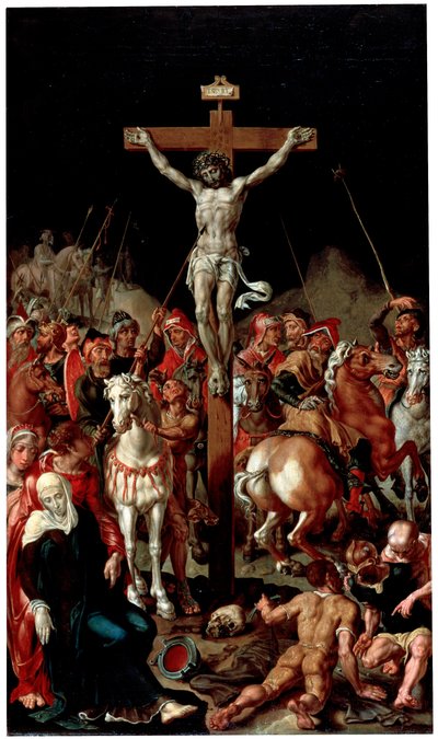Kalwaria, między 1545 a 1550 autorstwa Maerten van Heemskerck