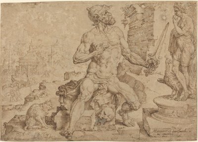 Symeon Patriarcha autorstwa Maerten van Heemskerck