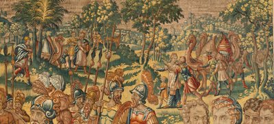 Historia Gedeona, sędziego i wojownika Hebrajczyków, koniec XVI wieku (gobelin) autorstwa Maerten van Heemskerck
