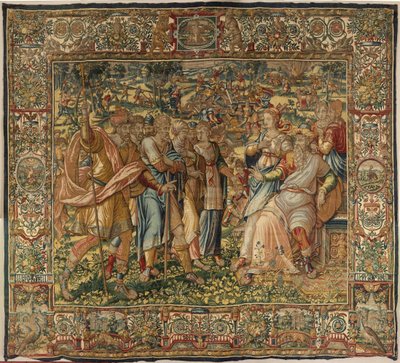Historia Gideona, koniec XVI wieku (jedwab i wełna) autorstwa Maerten van Heemskerck