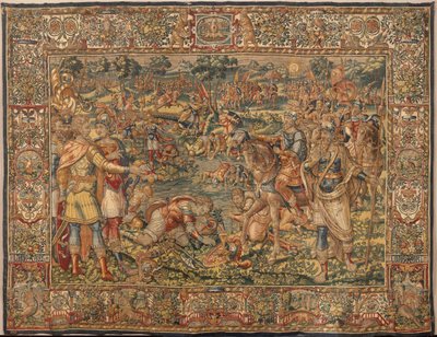 Historia Gideona, koniec XVI wieku (jedwab i wełna) autorstwa Maerten van Heemskerck