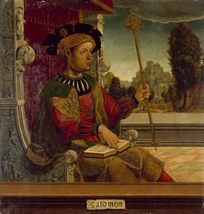 Król Salomon, ok. 1525 autorstwa Maestro de Becerril