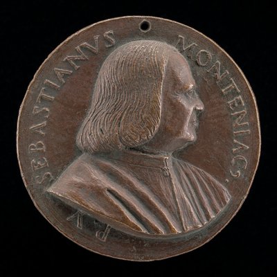 Sebastiano Montagnacco, zm. 1540, patrycjusz wenecki [awers], 15201530. autorstwa Maffeo Olivieri