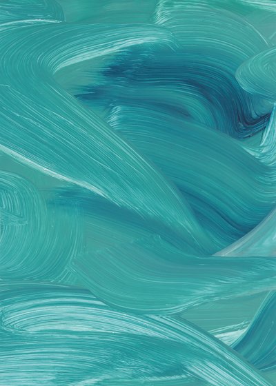 Turkusowy Ocean Flow autorstwa Maira Ribena