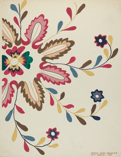kołdra talerzowa autorstwa Majel G. Claflin