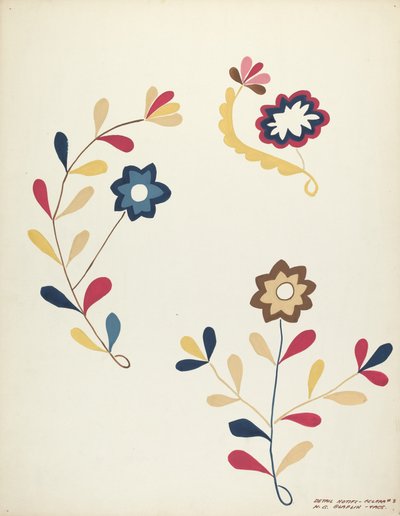 Projekt z proponowanego teki, 1935-1942. autorstwa Majel G. Claflin