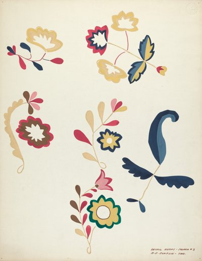 Projekt z proponowanego teki, 1935-1942. autorstwa Majel G. Claflin