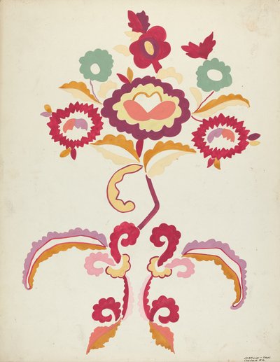 Projekt z proponowanego teki, 1935-1942. autorstwa Majel G. Claflin