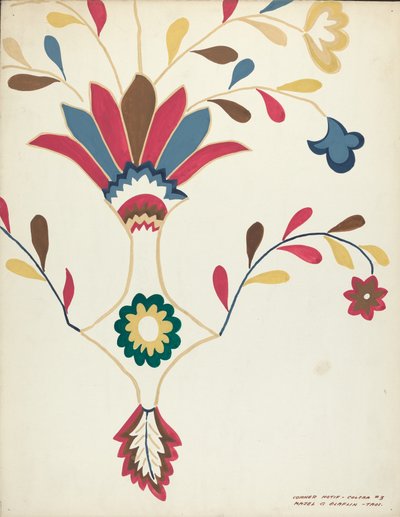 Projekt z proponowanego teki, 1935-1942. autorstwa Majel G. Claflin