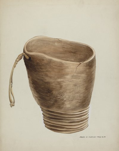 Czcionka na wodę święconą, 1935-1942. autorstwa Majel G. Claflin