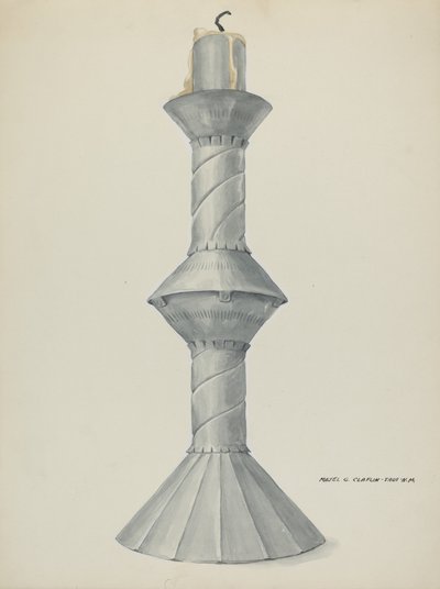 Świecznik Ołtarzowy Penitente 1937. autorstwa Majel G. Claflin