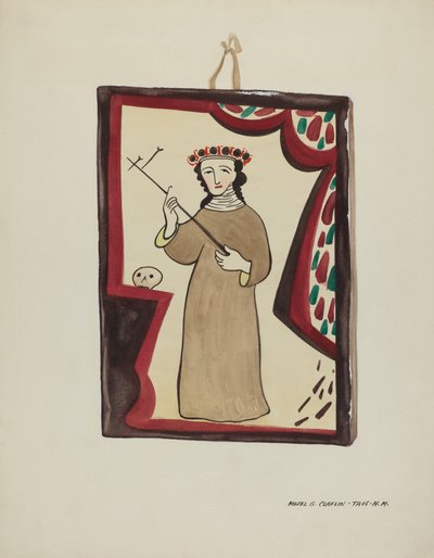 Ołtarz-Santa Rita, c. 1937. autorstwa Majel G. Claflin