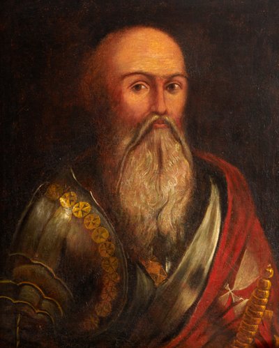 Wielki Mistrz Jean de Lastic autorstwa Maltese School