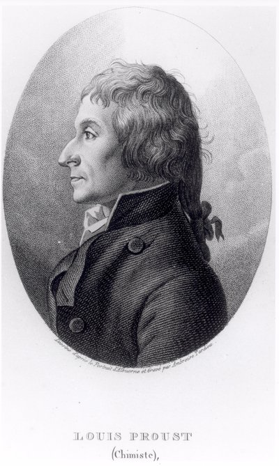 Joseph Louis Proust (1754-1826) grawerowany przez Ambroise Tardieu (1788-1841) autorstwa Manuel Albuerne